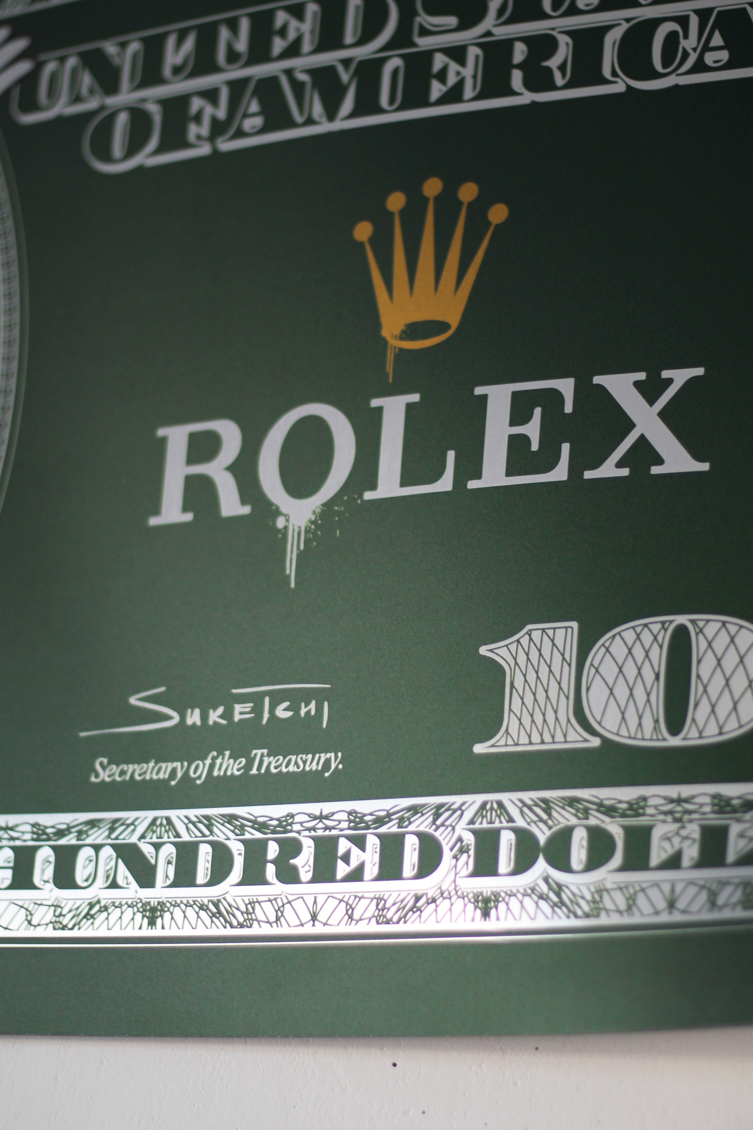 SUKETCHI 'DISNEY SCROOGE McDUCK MONEY CRUMBLE(ROLEX)-2021-ORIGINAL 1/1 - Image 5 of 7