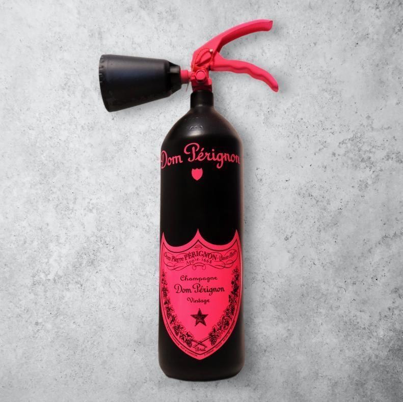 JOSE DE PAZOS 'FIRE EXTINGUISHER DOM PERIGNON PINK FLUOR' -ORIFINAL 1/1 -2021