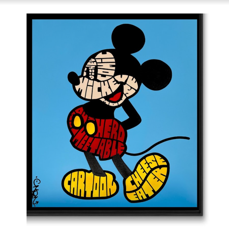 C-MON 'THE GRAFF'RACTERS :MICKEY MOUSE' -ORIGINAL 1/1 -2021