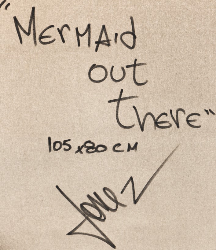 DANIEL JONEZ 'MERMAID OUT THERE' -ORIGINAL 1/1 -2021 - Image 9 of 10