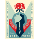 SHEPARD FAIRY 'ARTS VOTE' -2021