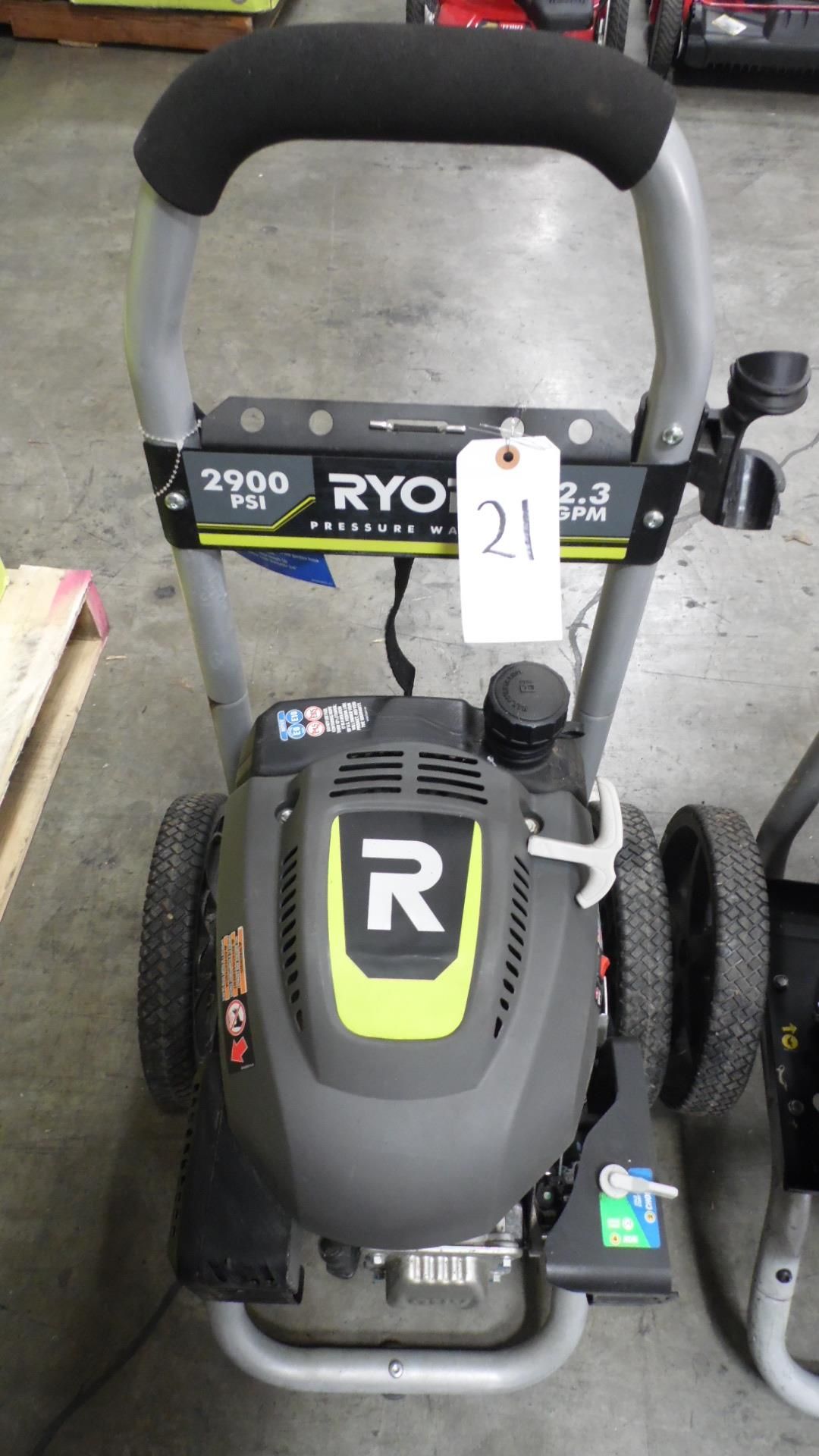 RYOBI 2900 PSI PRESSURE WASHER ( NO GUN)