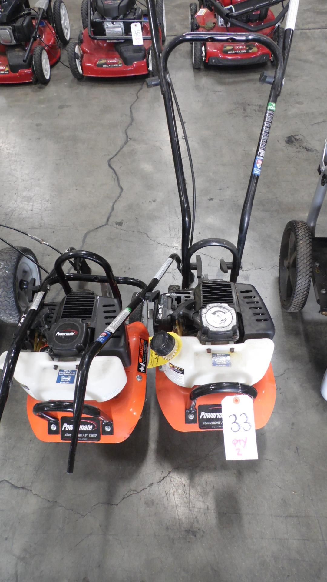 POWERMATE ROTOTILERS (QTY. 2)