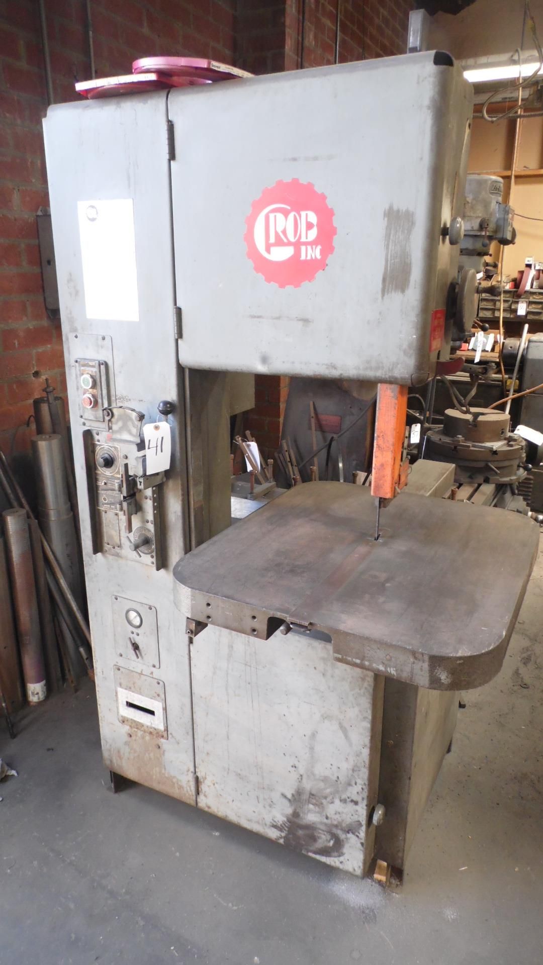 GROB VERTICAL BAND SAW 4V-18