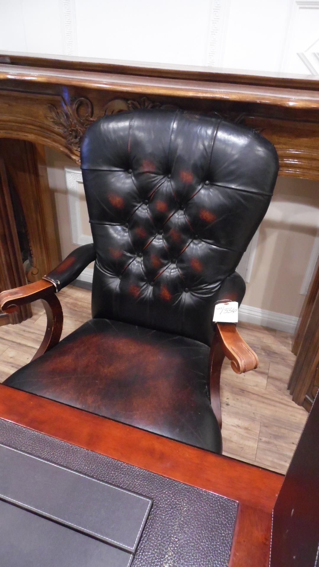 ORNATE DESK w/ SIDE TABLE & CHAIR - Image 3 of 3