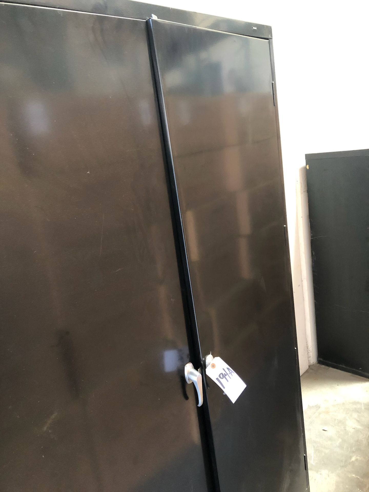 2-DOOR BLACK CABINET