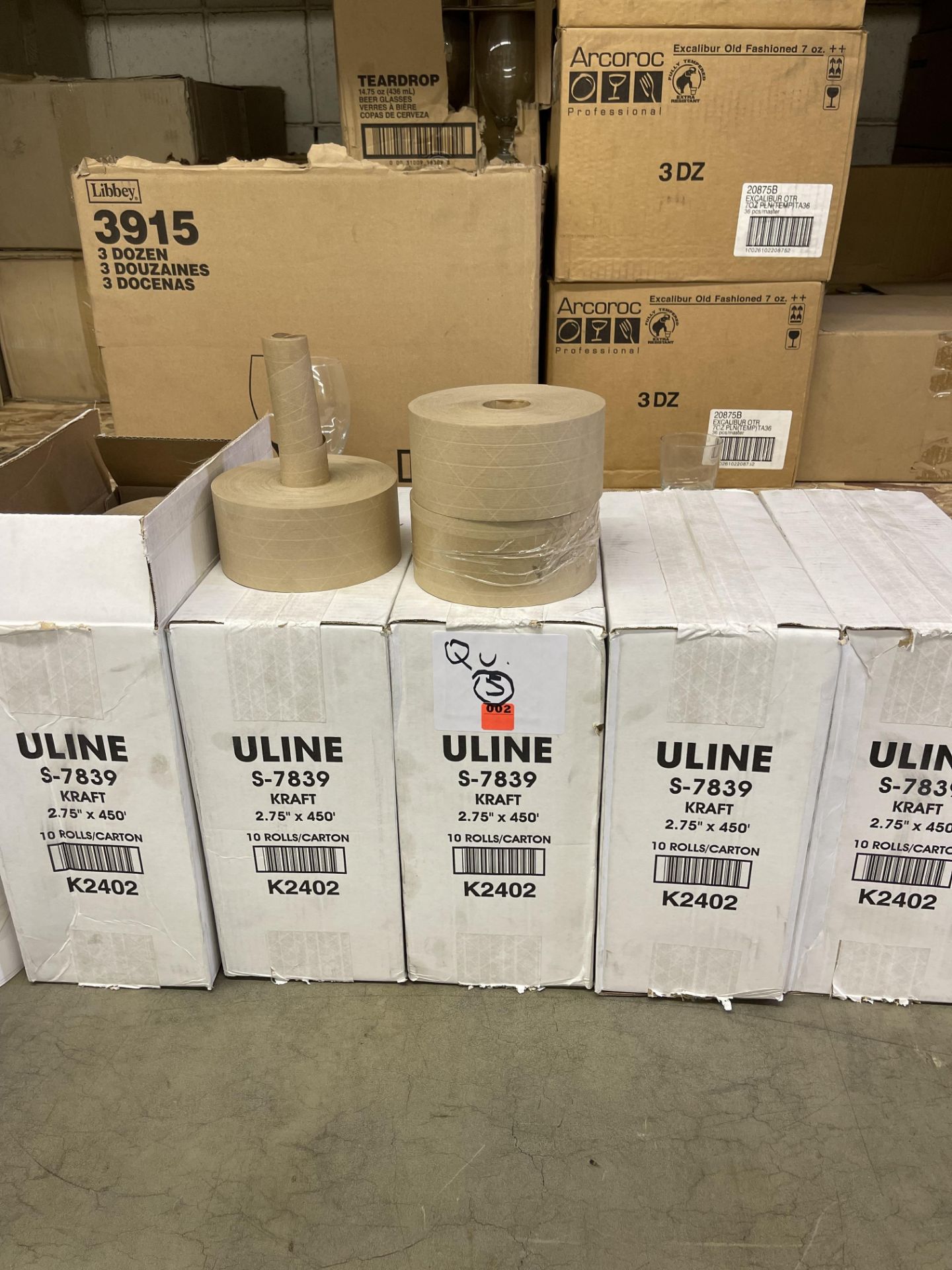 U.LINE KRAFT TAPE 10 ROLL PER CARTON