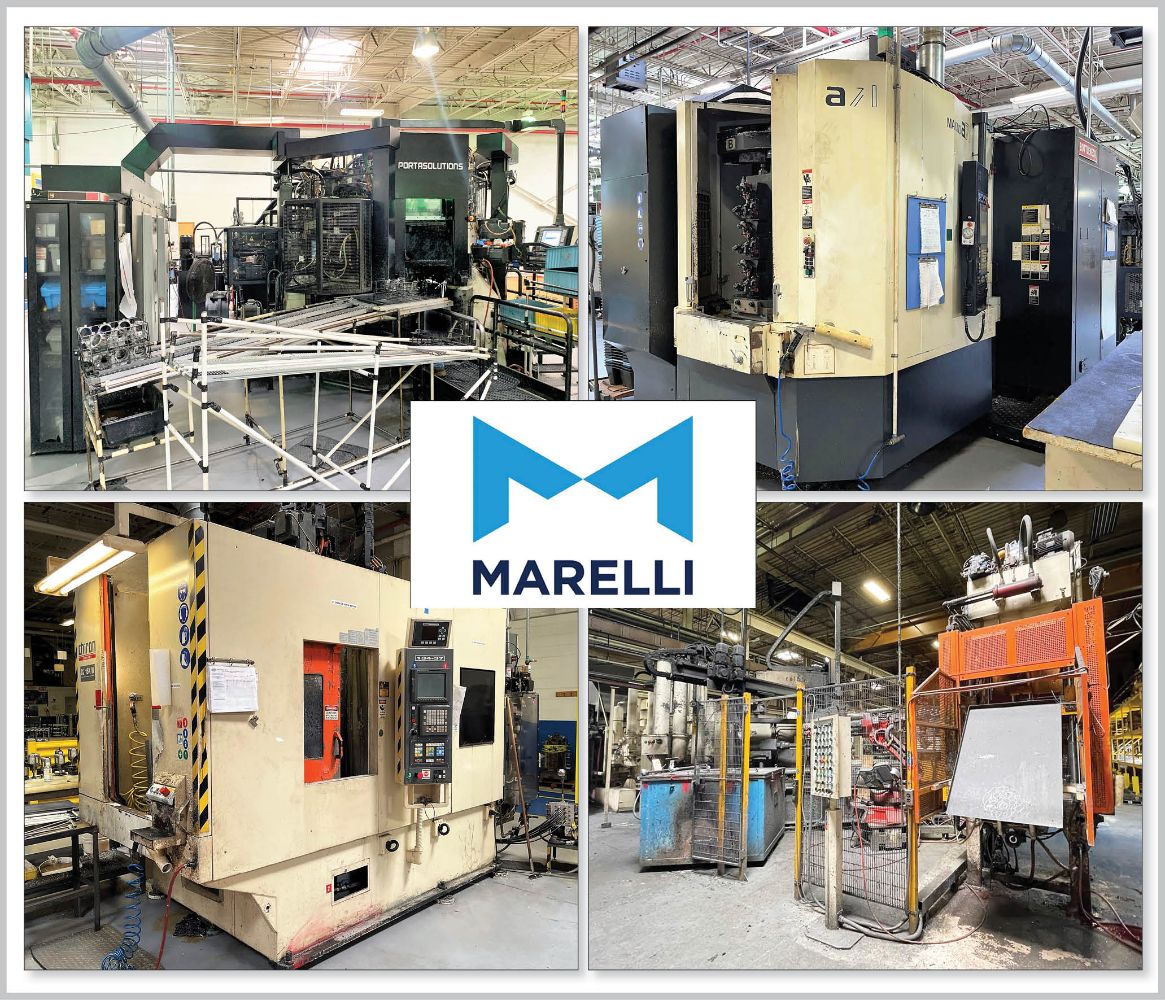 Surplus to Ongoing Operations of Marelli USA – Complete Machining & Die Casting Facility