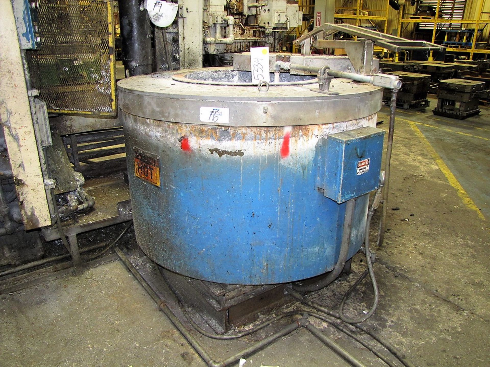 Dynarad Model EG1500 Melting & Holding Furnace