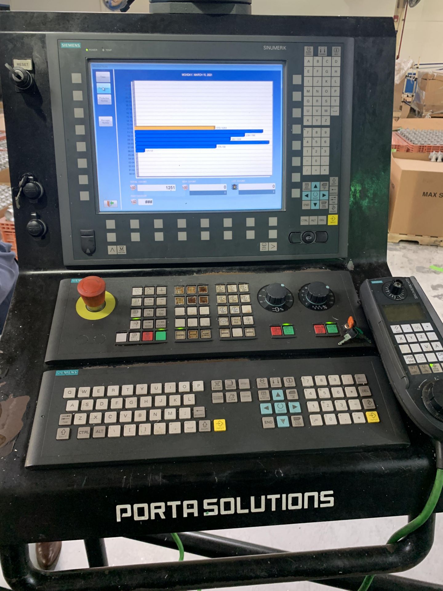 2017 Porta Solutions CNC Rotary Transfer Machine, Model TRV-08-N-16-90-110/HSK50-HSK63-FMU - Image 3 of 14