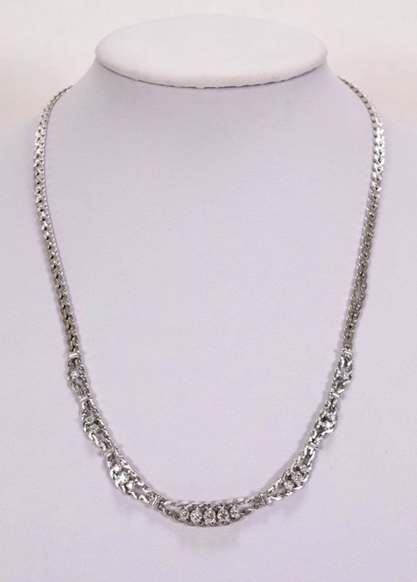 Brillantcollier | Brilliant-cut diamond necklace - Image 2 of 3