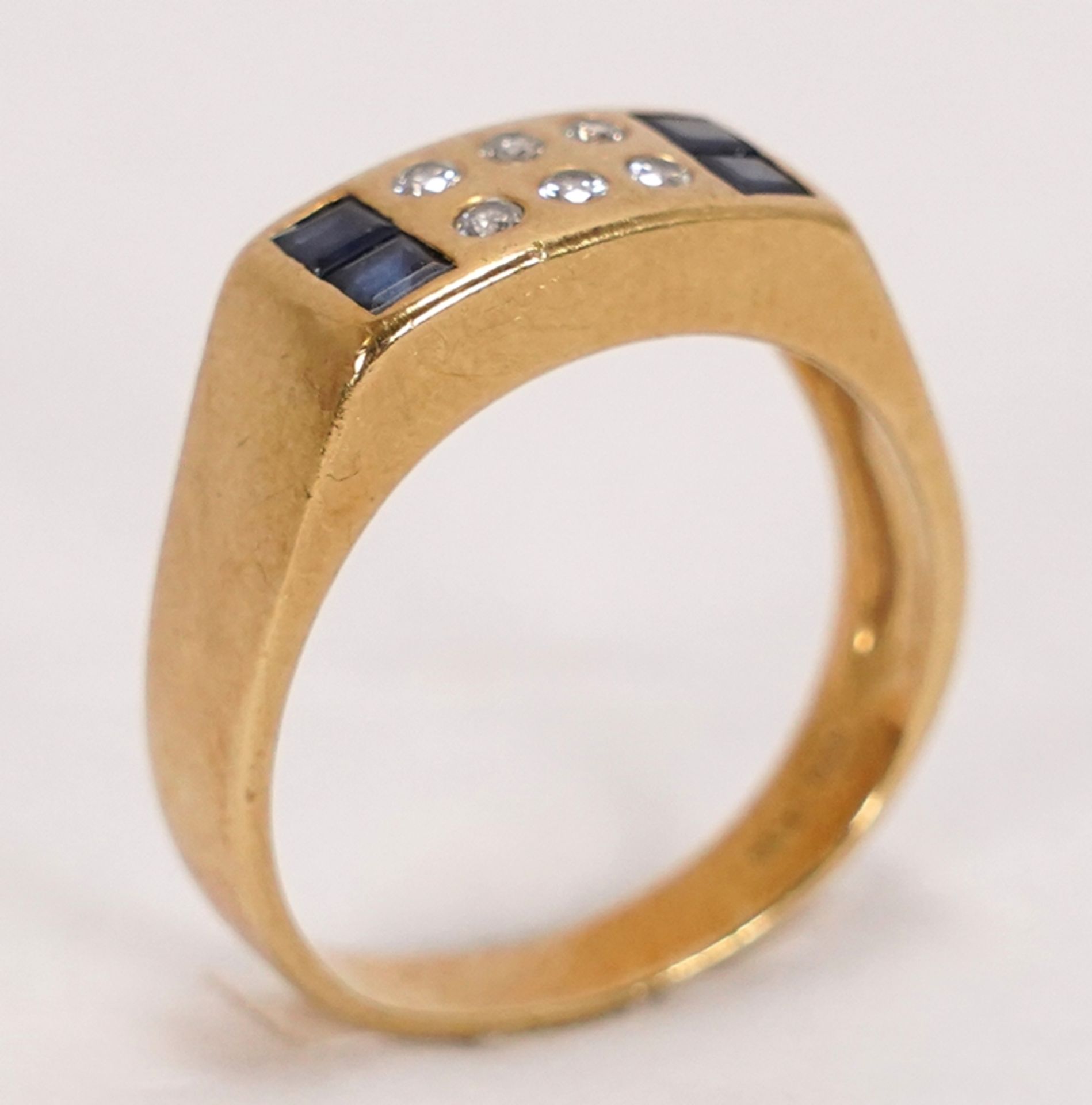 Brillant-Saphirring | Brilliant sapphire ring