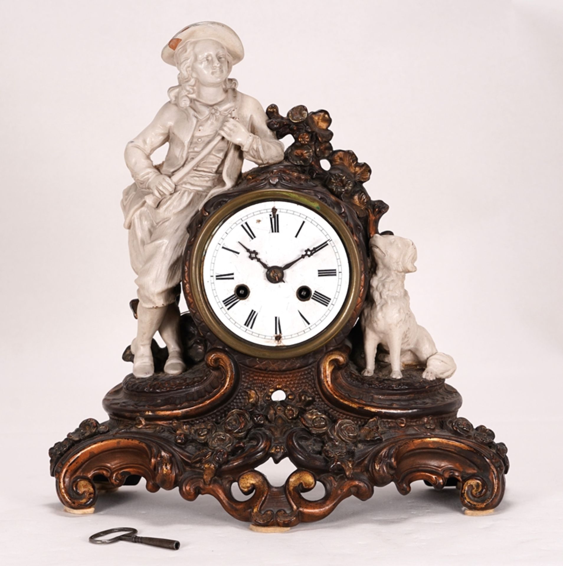 Seltene Kaminuhr | Rare mantel clock