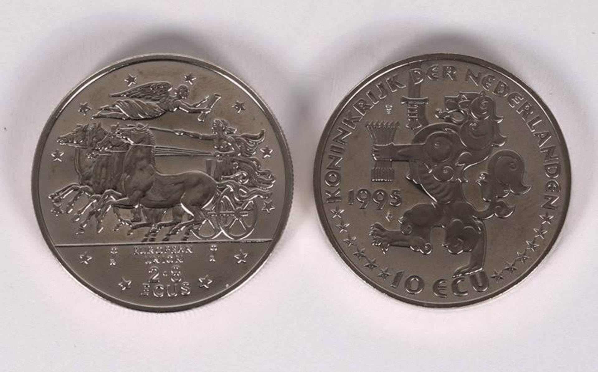 Zwei ECU Münzen