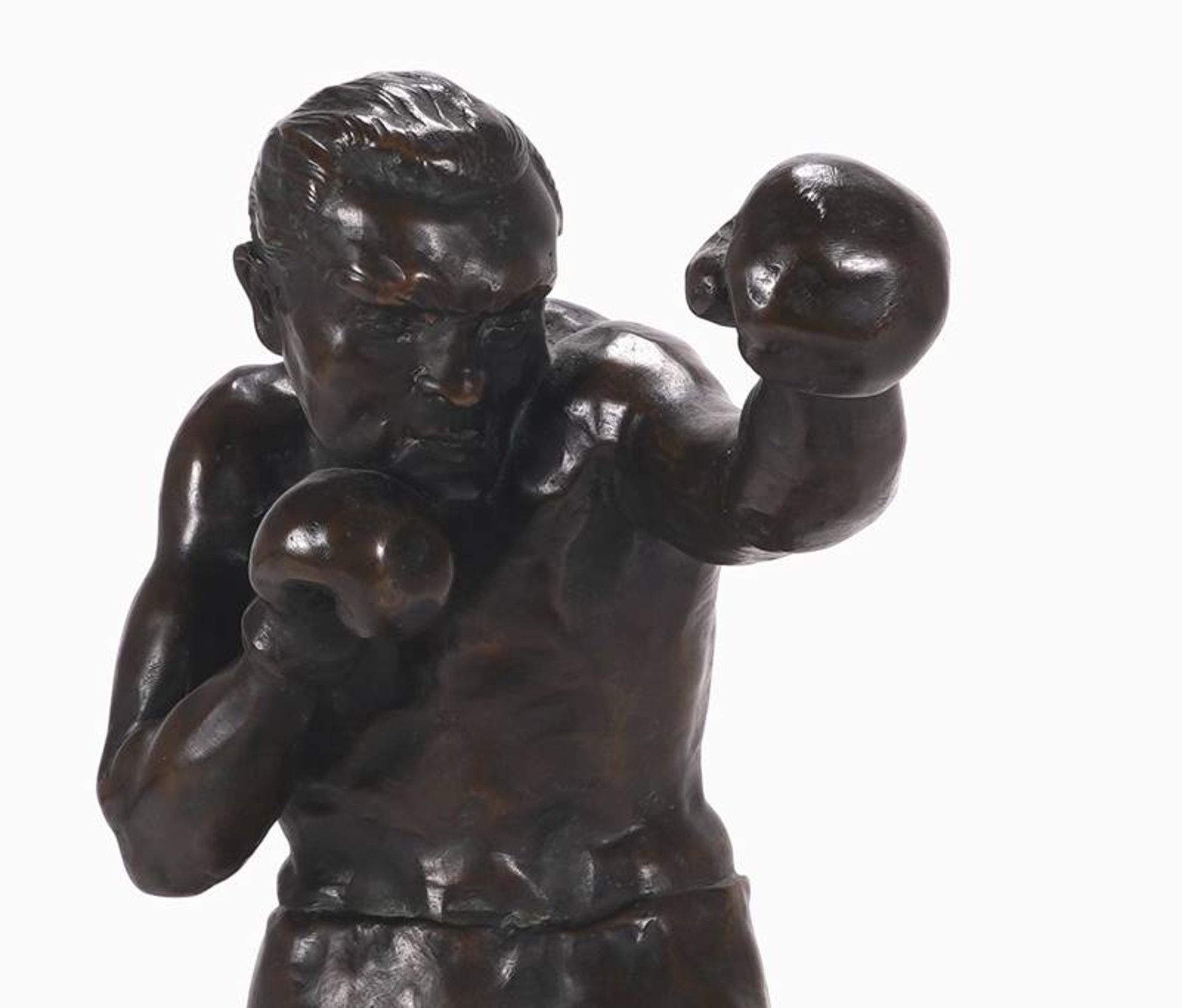 Boxer sculpture - Image 3 of 5