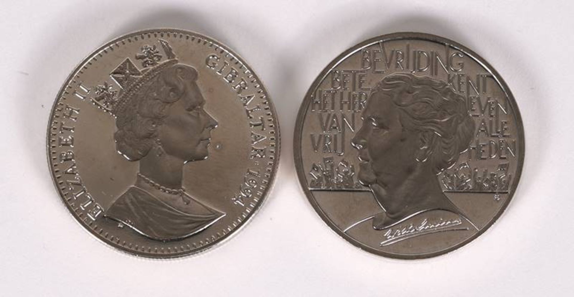 Zwei ECU Münzen - Bild 2 aus 2
