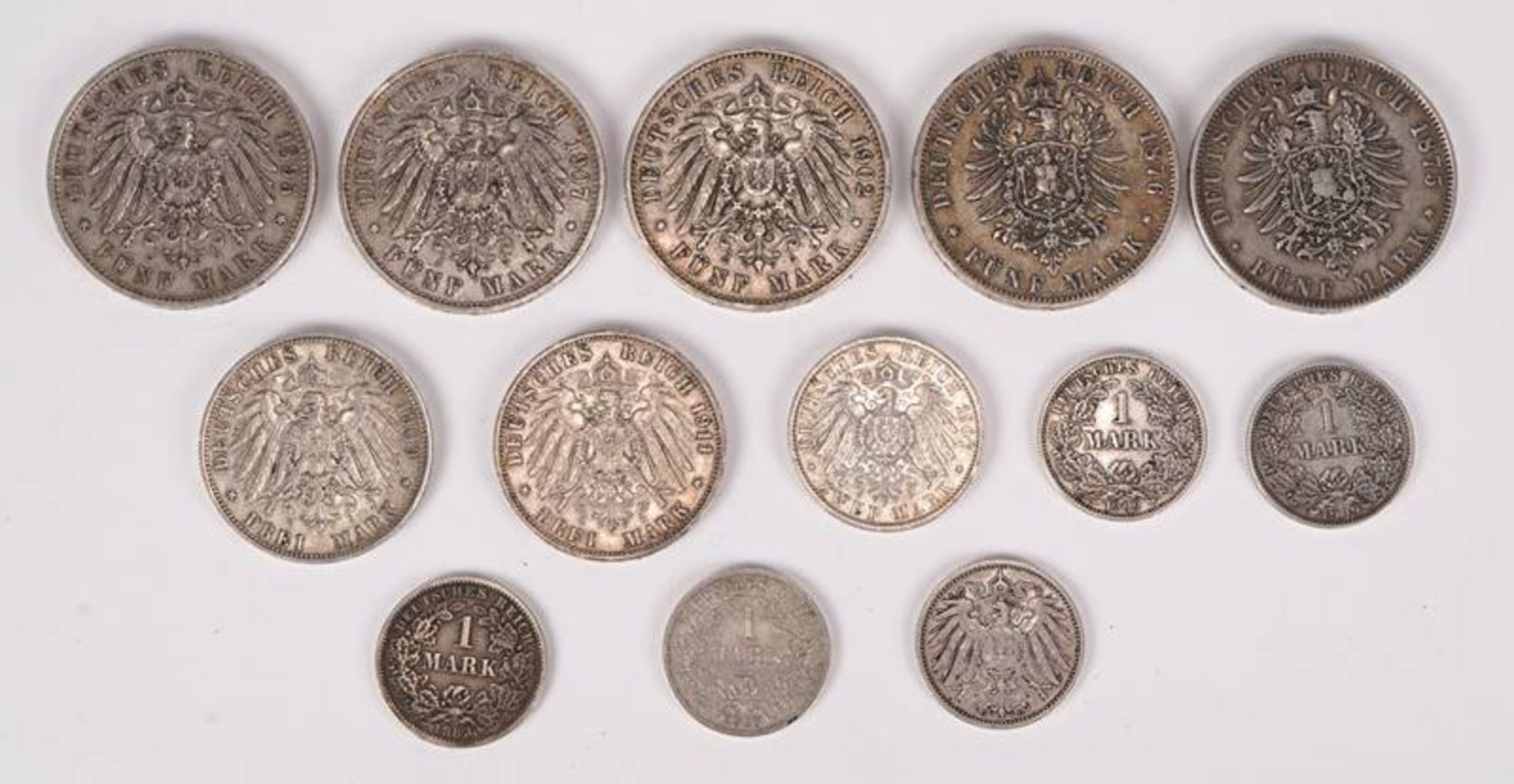 Mixed lot of silver coins - Image 2 of 2