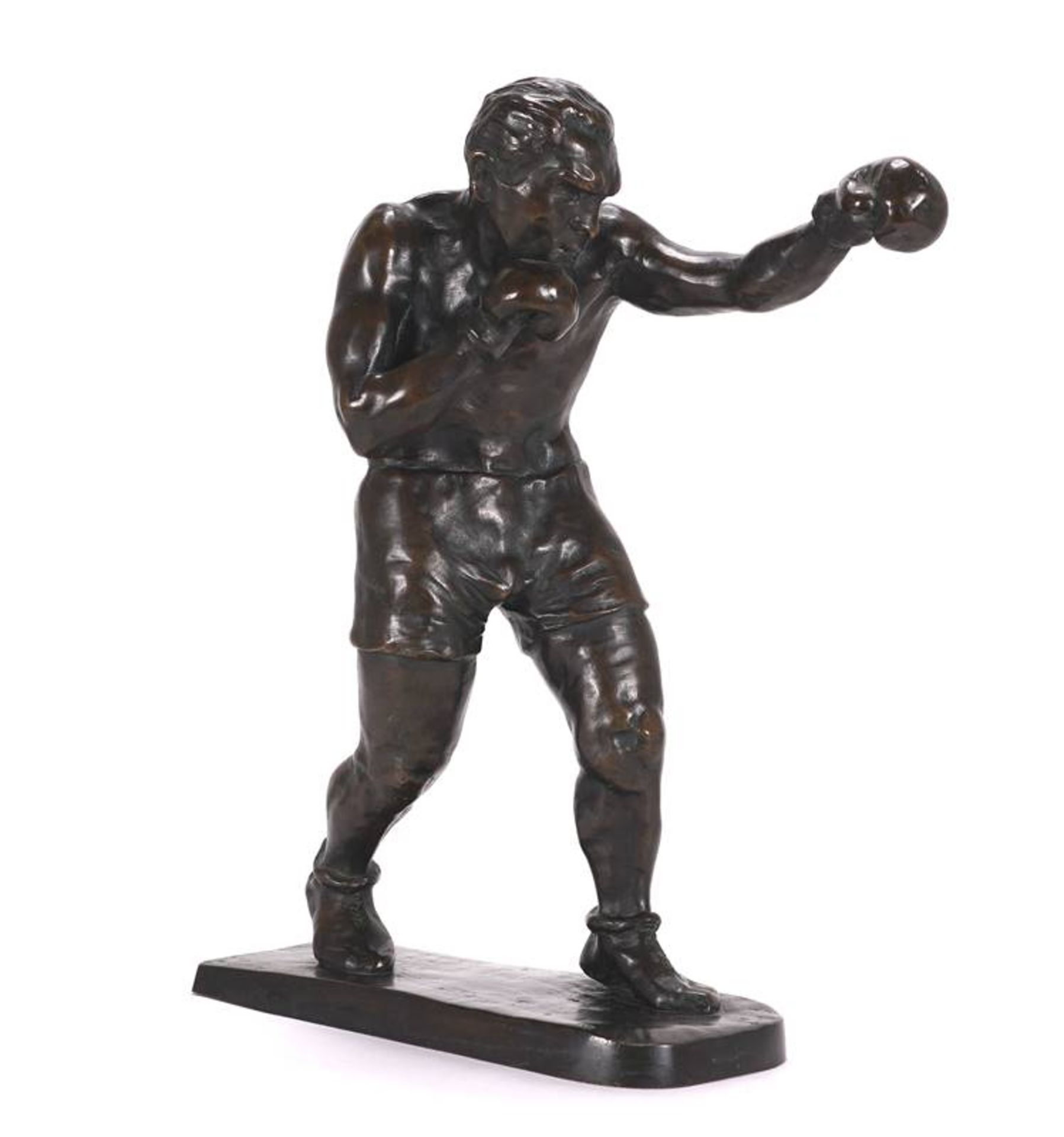Boxer sculpture