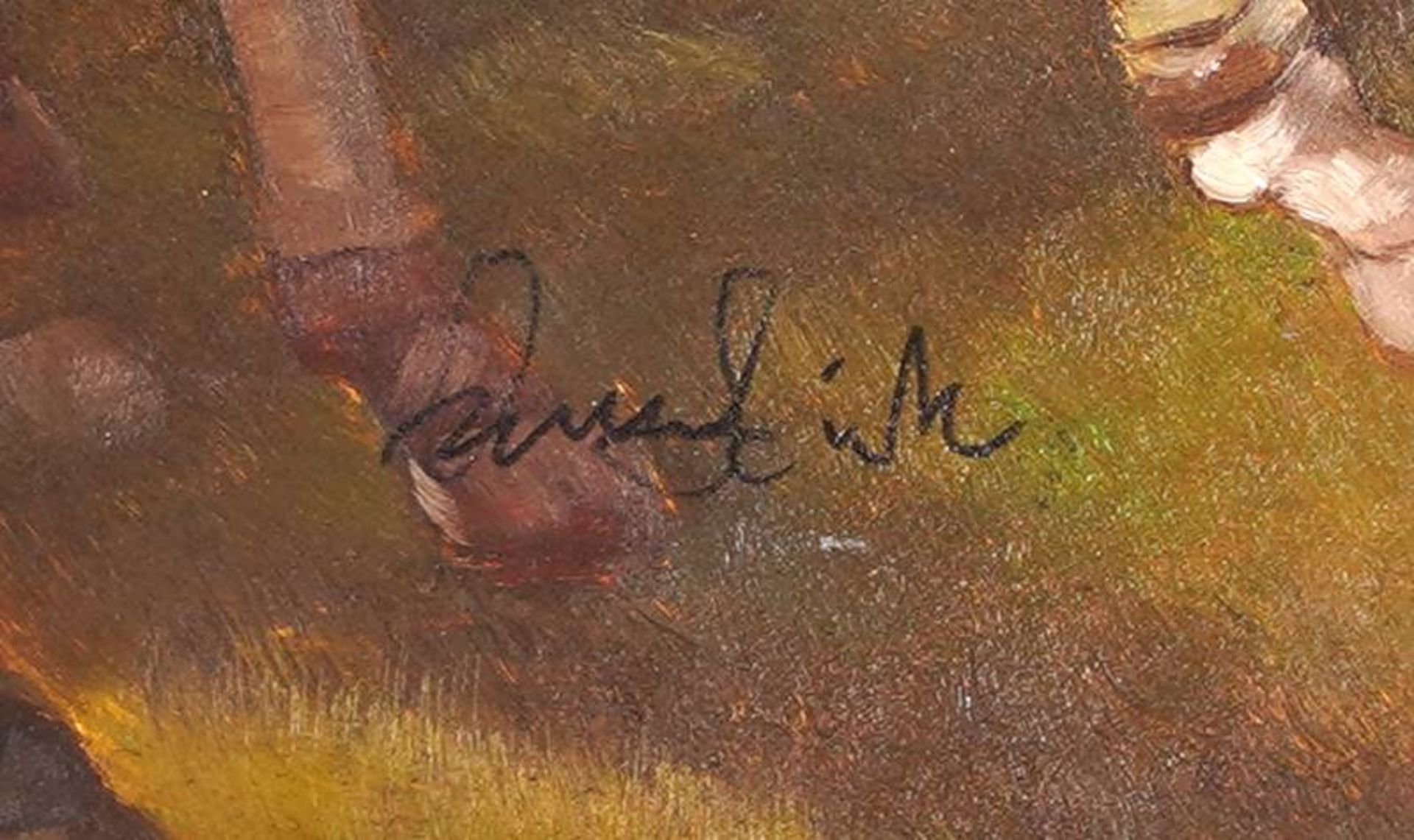 Illegible signing horse painter. - Image 3 of 4