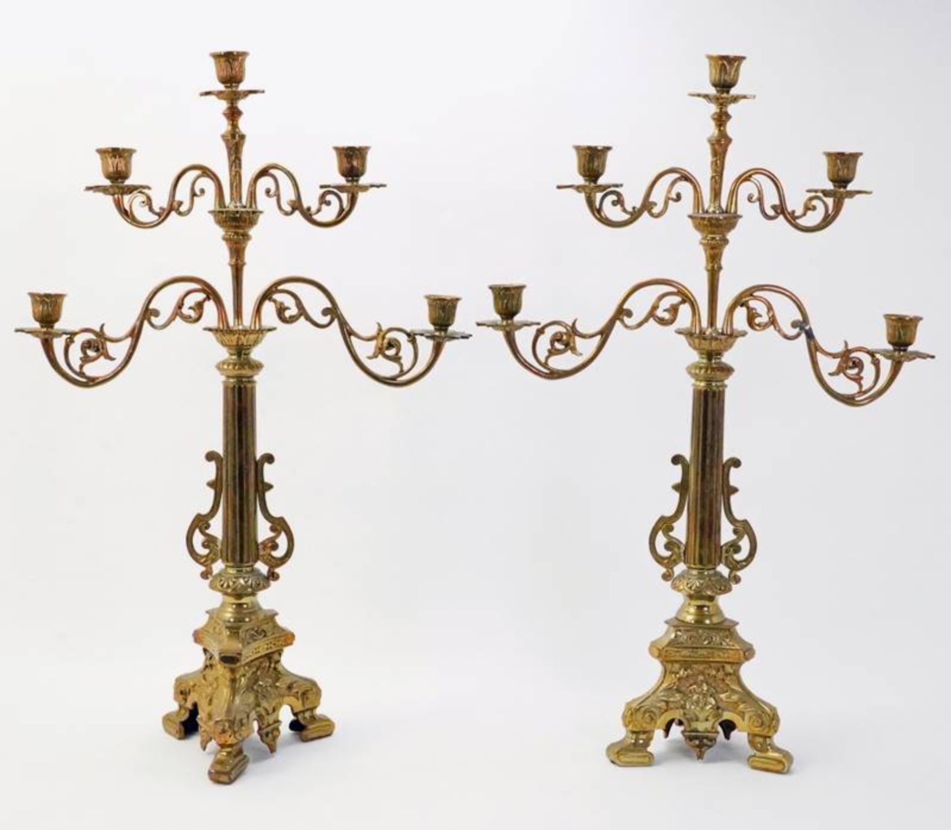 Pair of magnificent table candlesticks