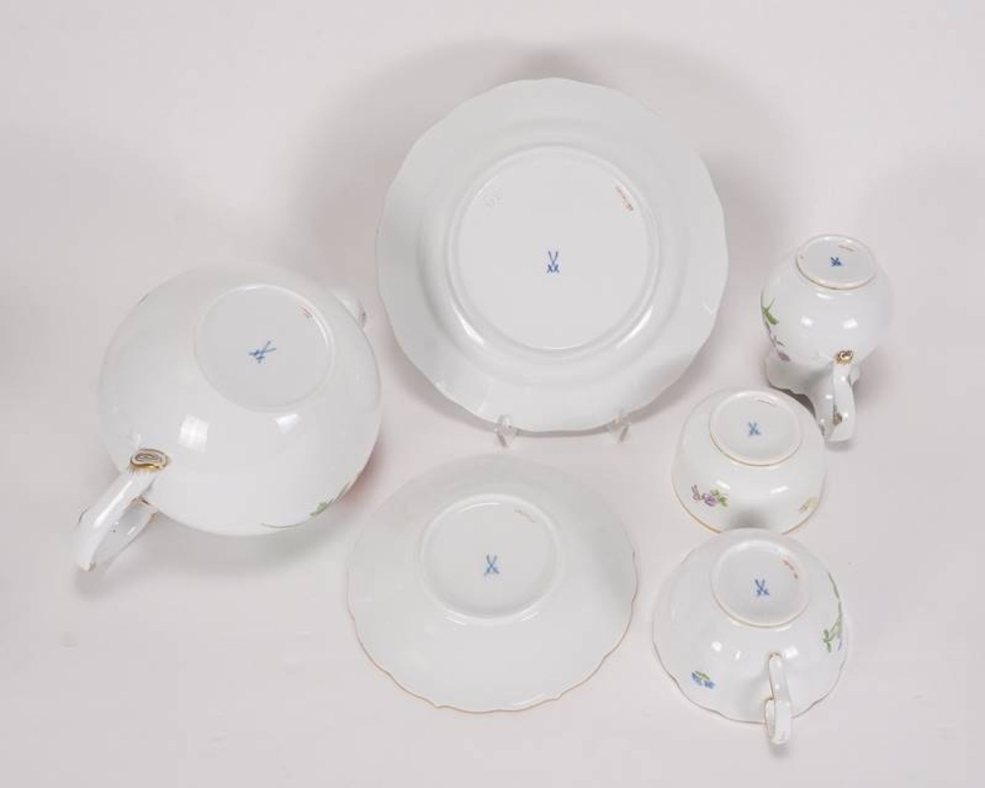 Tea service Meissen - Image 9 of 10