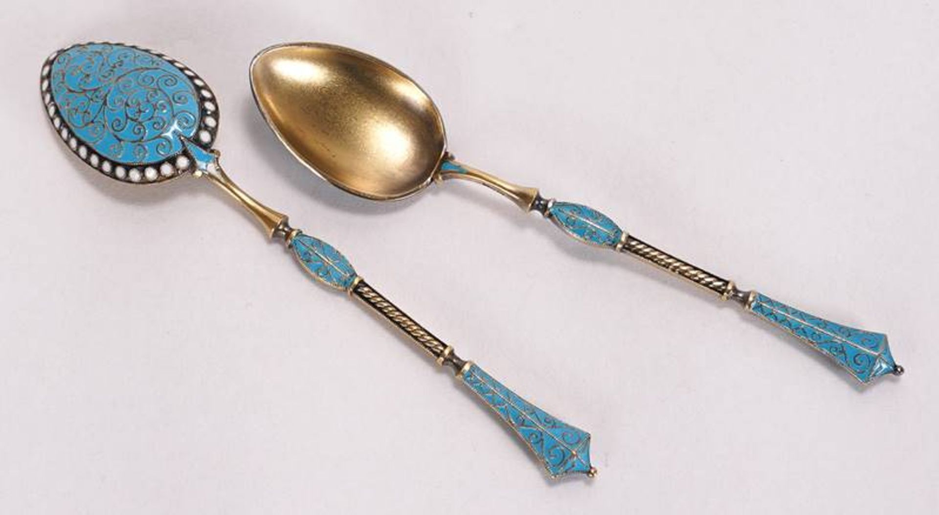 Set of 12 coffee spoons - Image 2 of 3