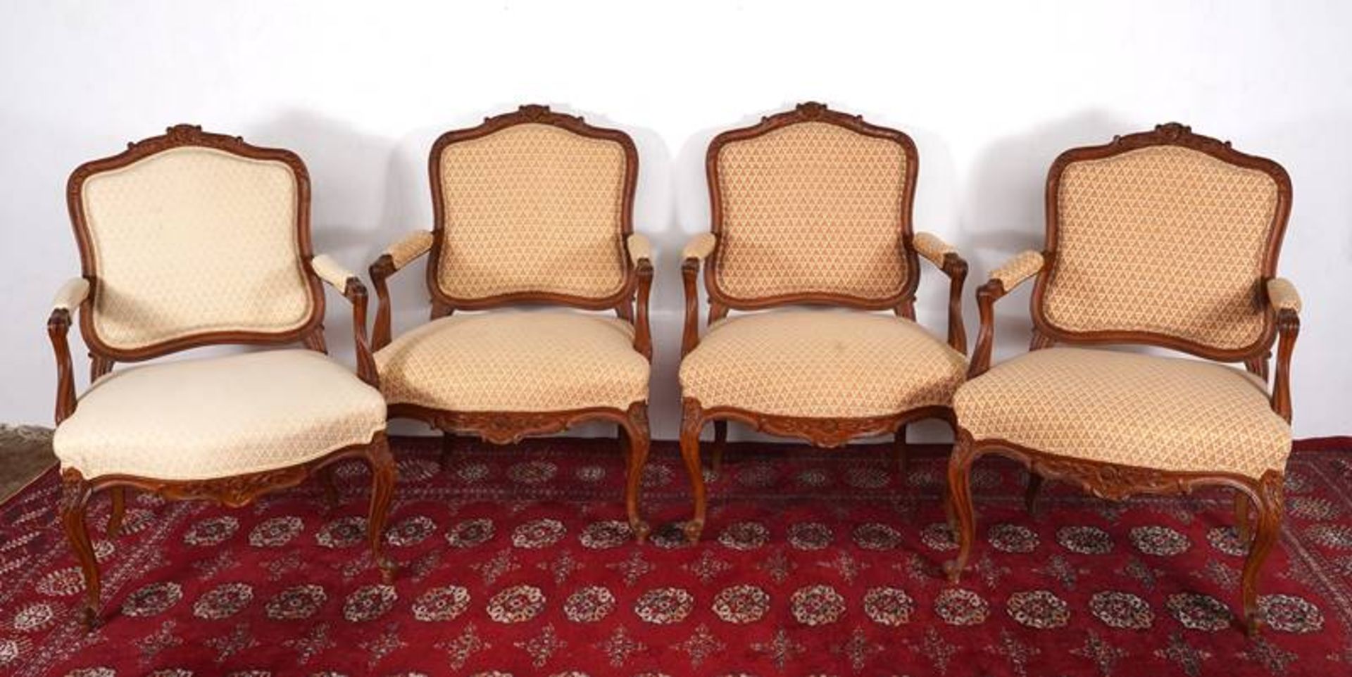 Set of 4 armchairs