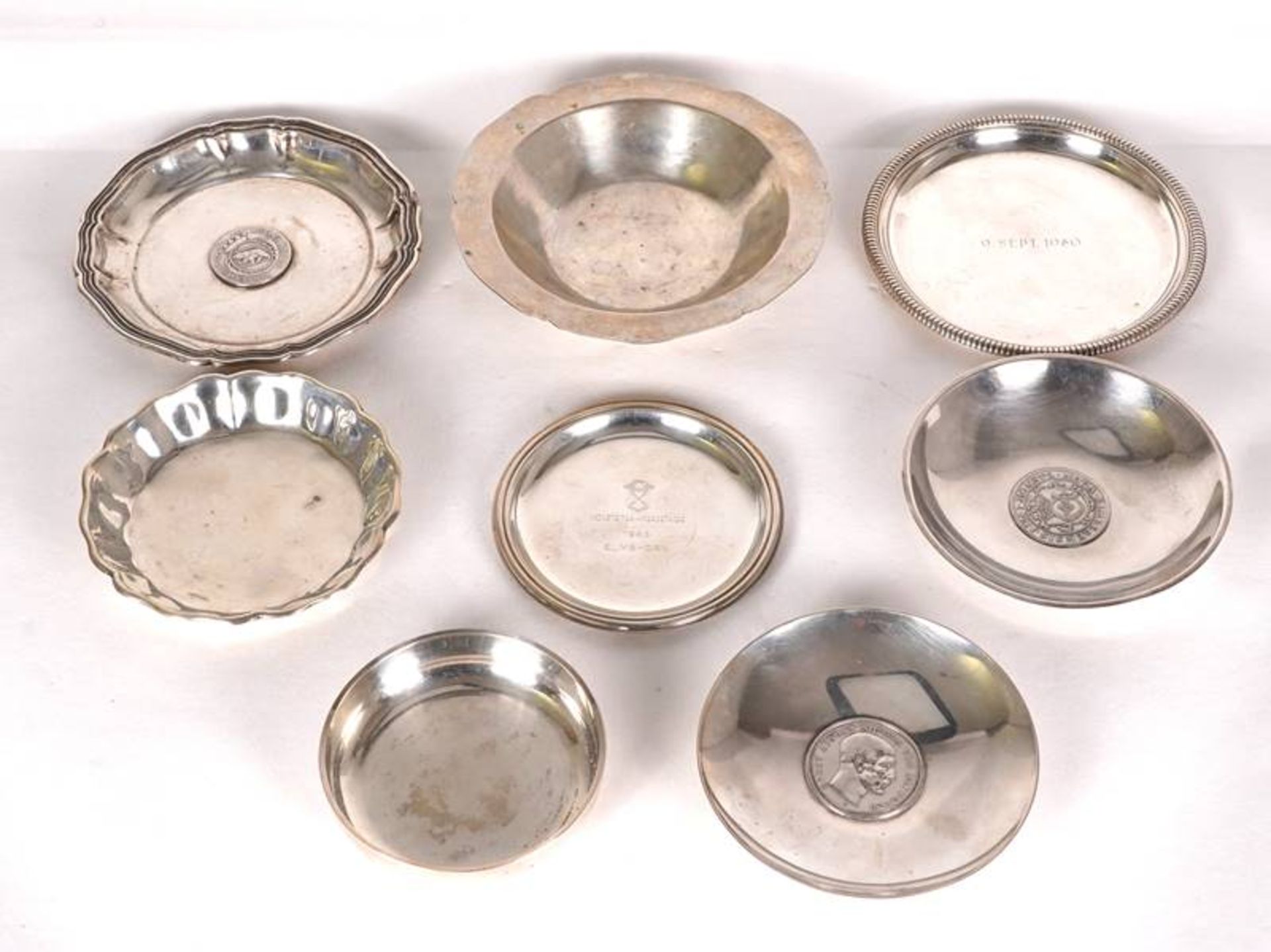Convolute of silver bowls