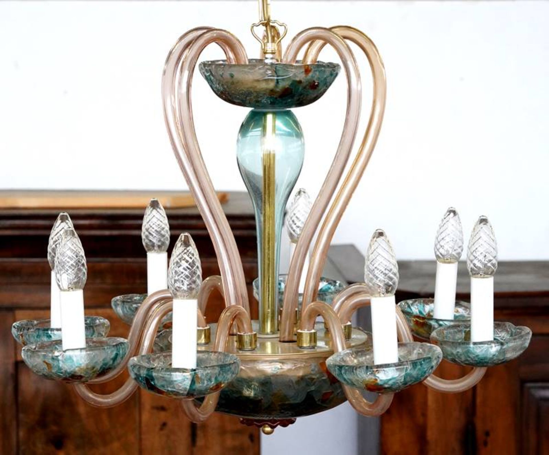 Murano candlestick - Image 3 of 5