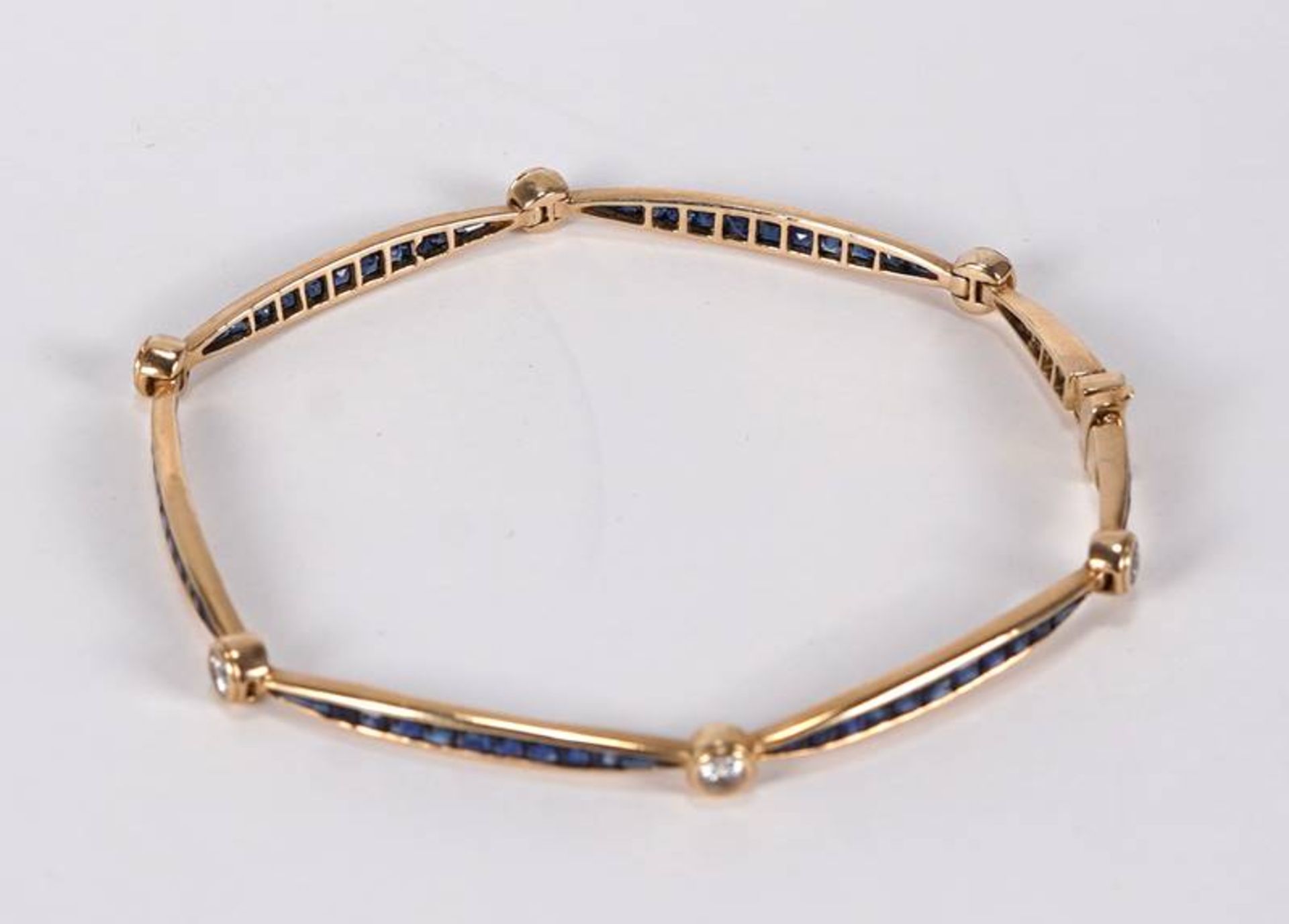 Brilliant sapphire bracelet - Image 2 of 2