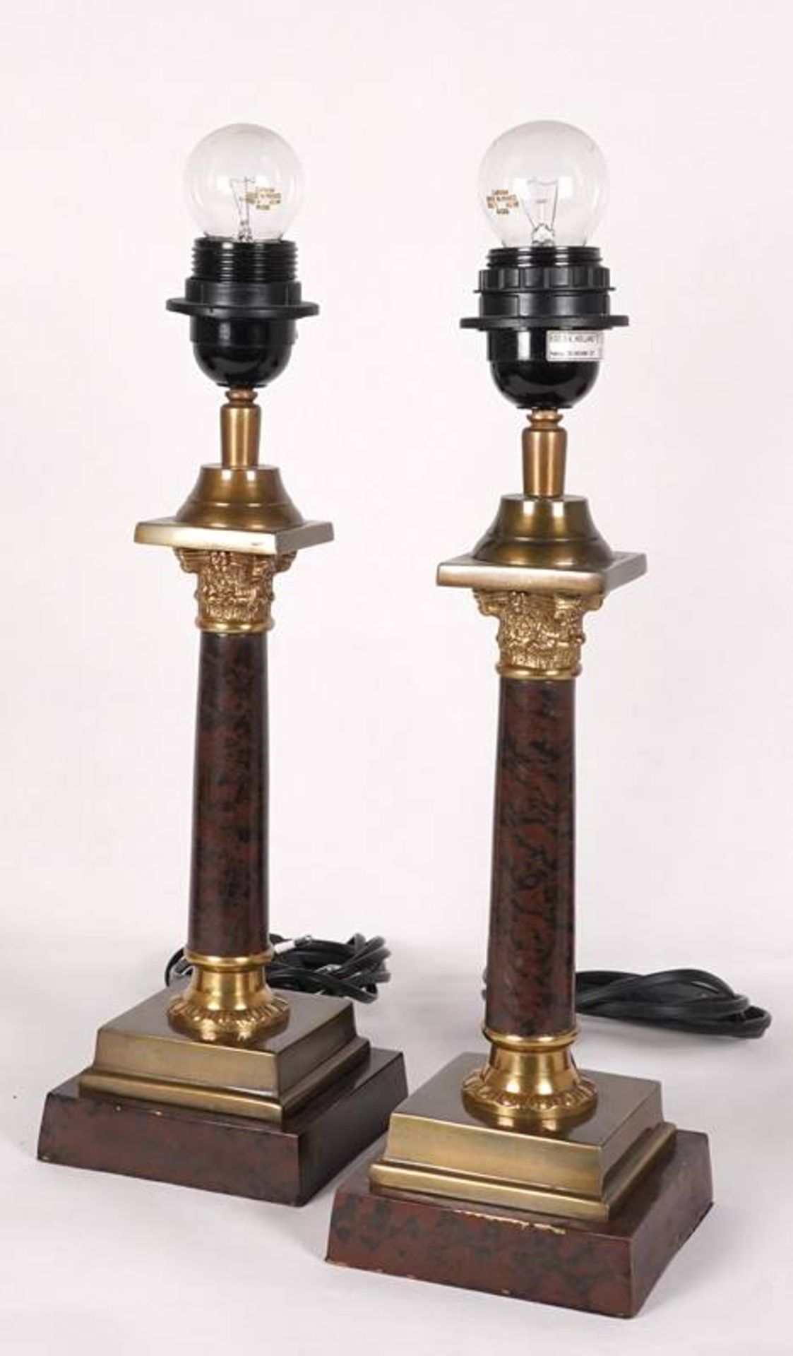 Pair of table lamps - Image 3 of 4