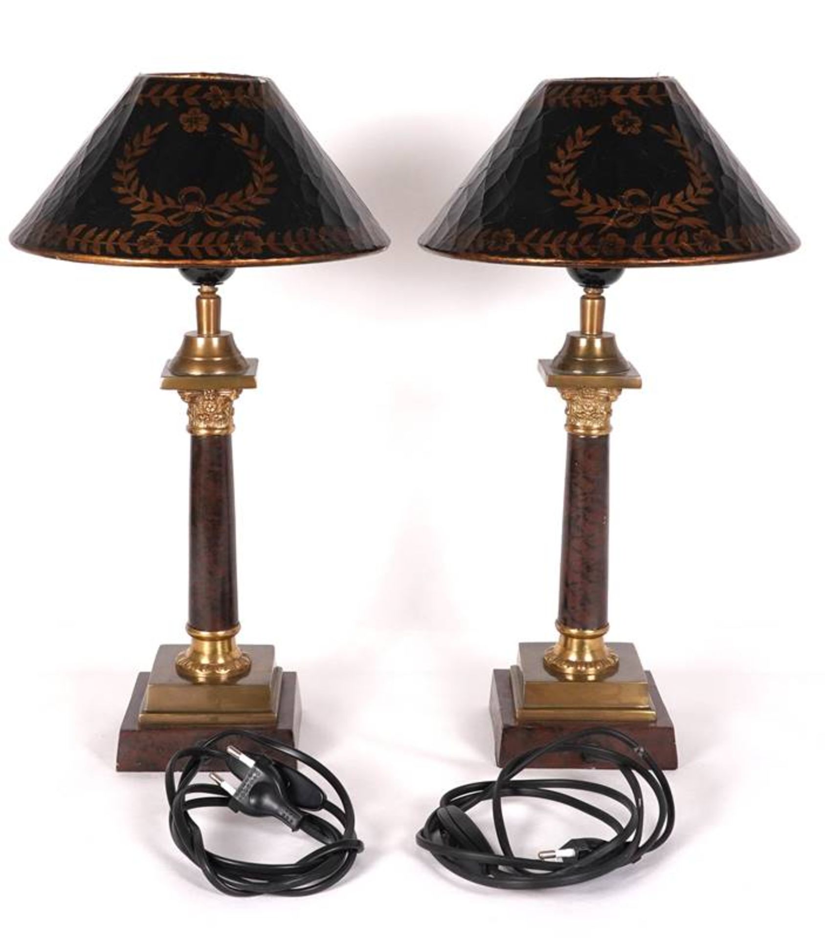 Pair of table lamps - Image 2 of 4