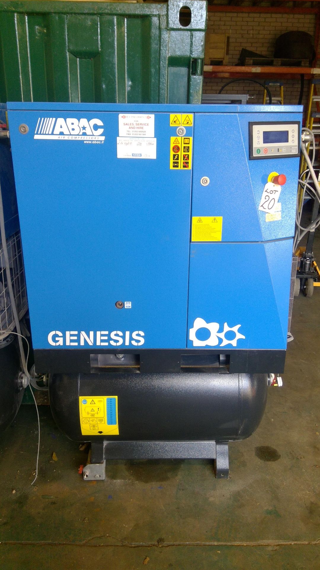 2017 ABAC Genesis 11 270L 3 Phase Compressor