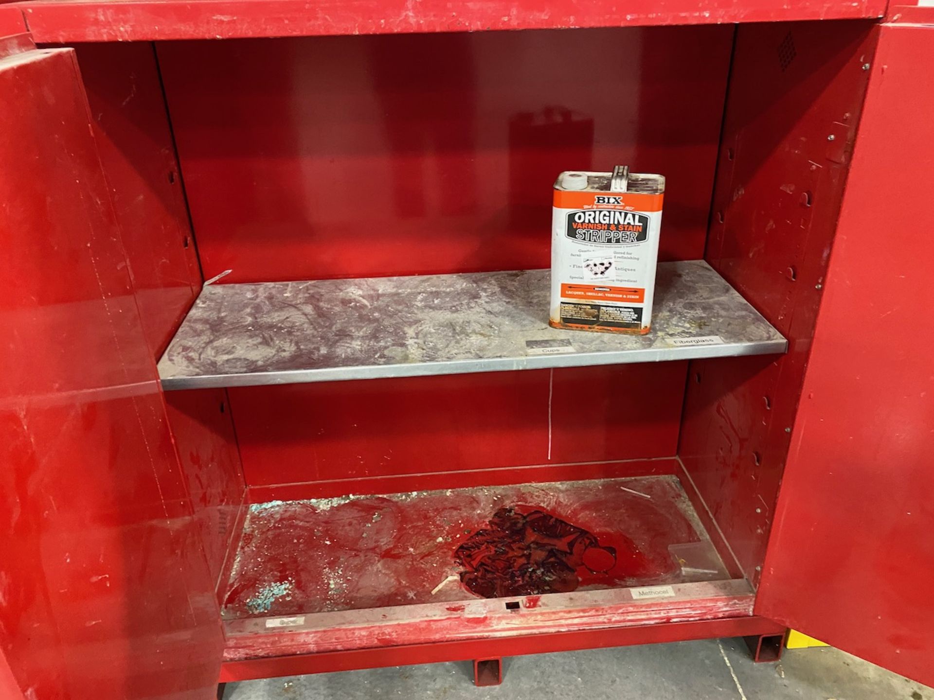 Red Safety Cabinet - Image 2 of 2