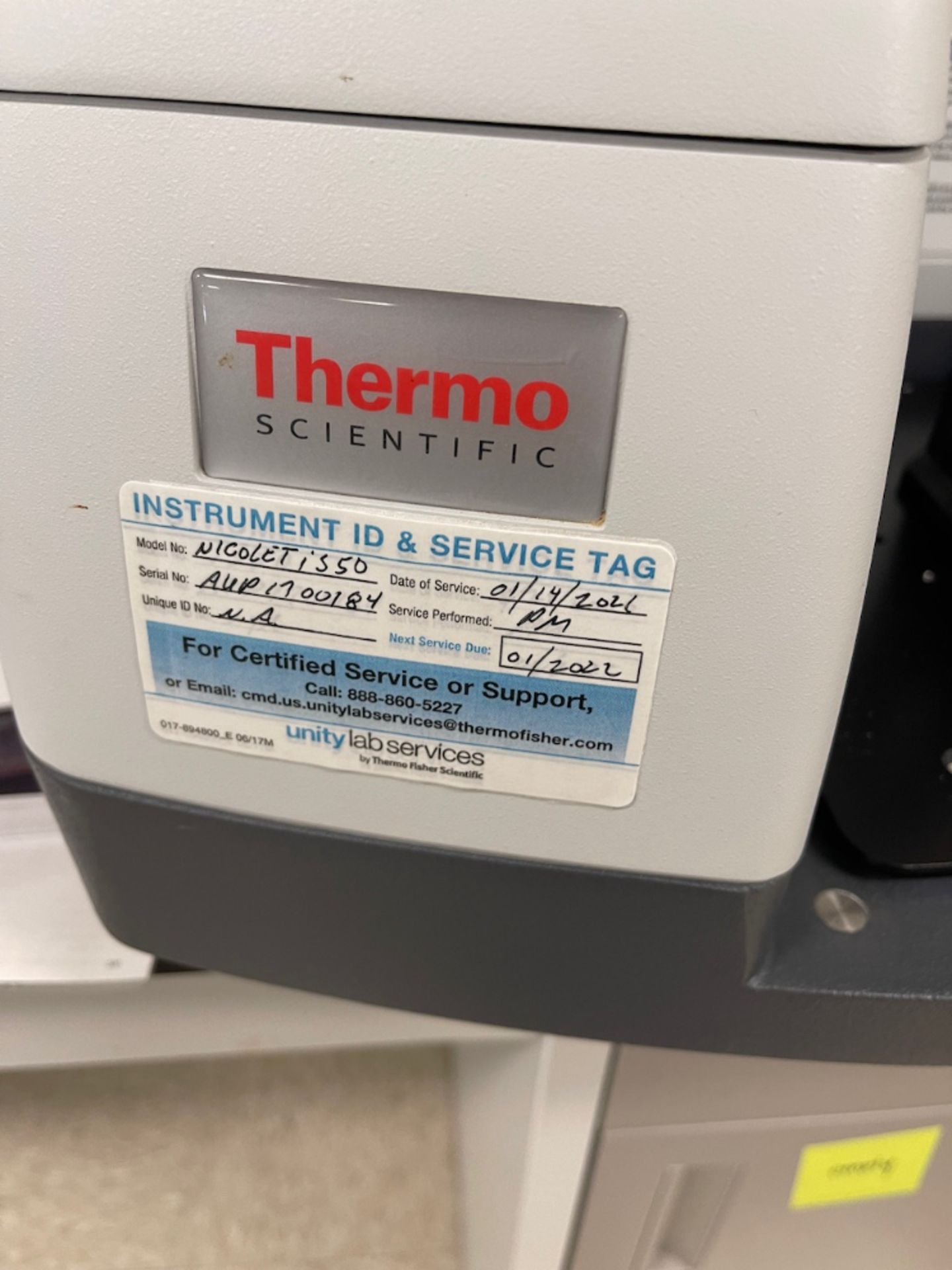 Thermo Nicolet iS50 FT-IR Spectrometer - Image 6 of 10