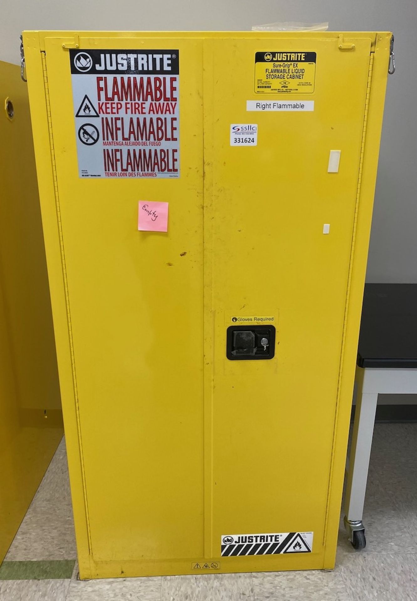 Justrite Flammable Storage Cabinet