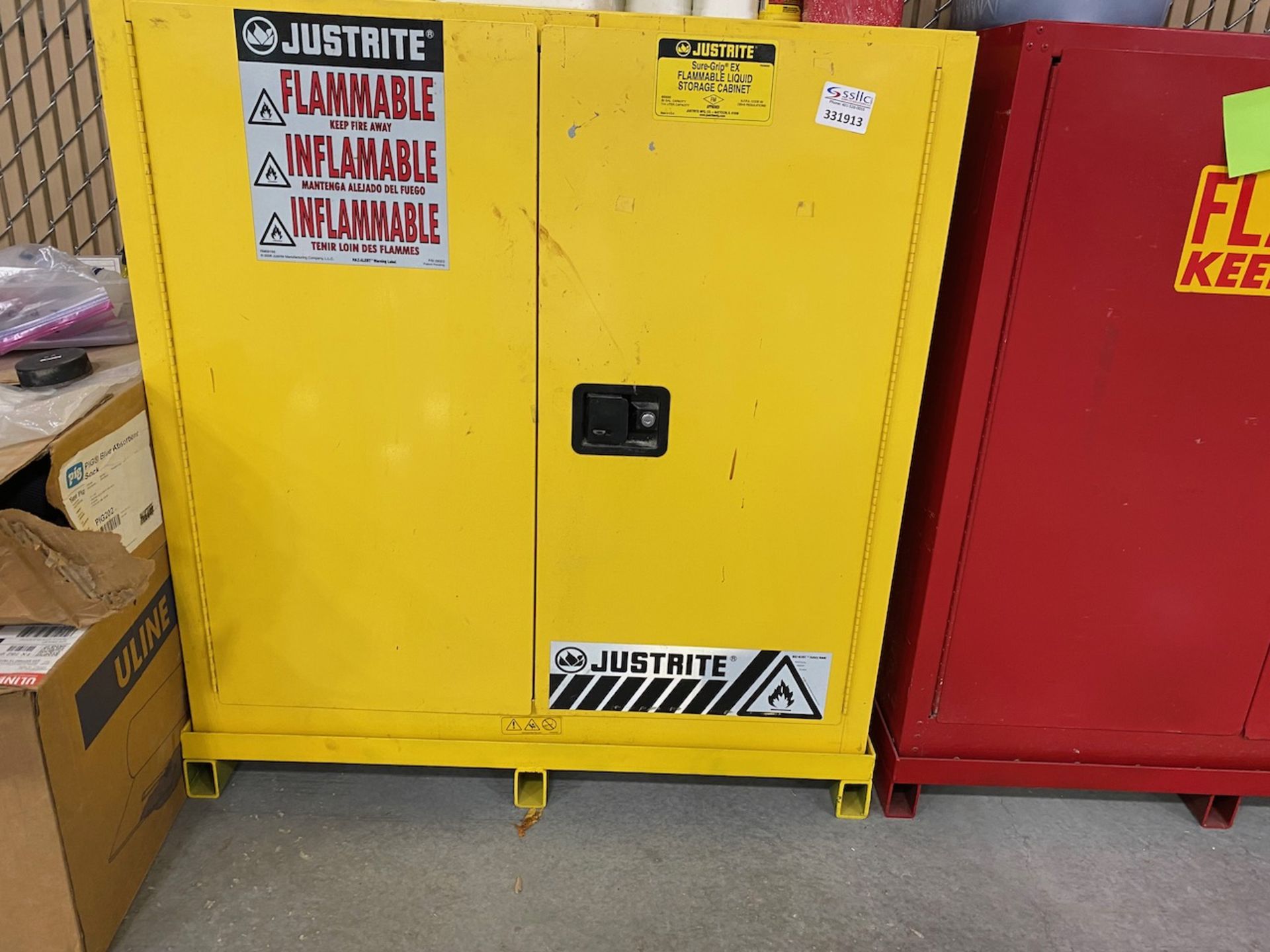 Yellow Safety Cabinet