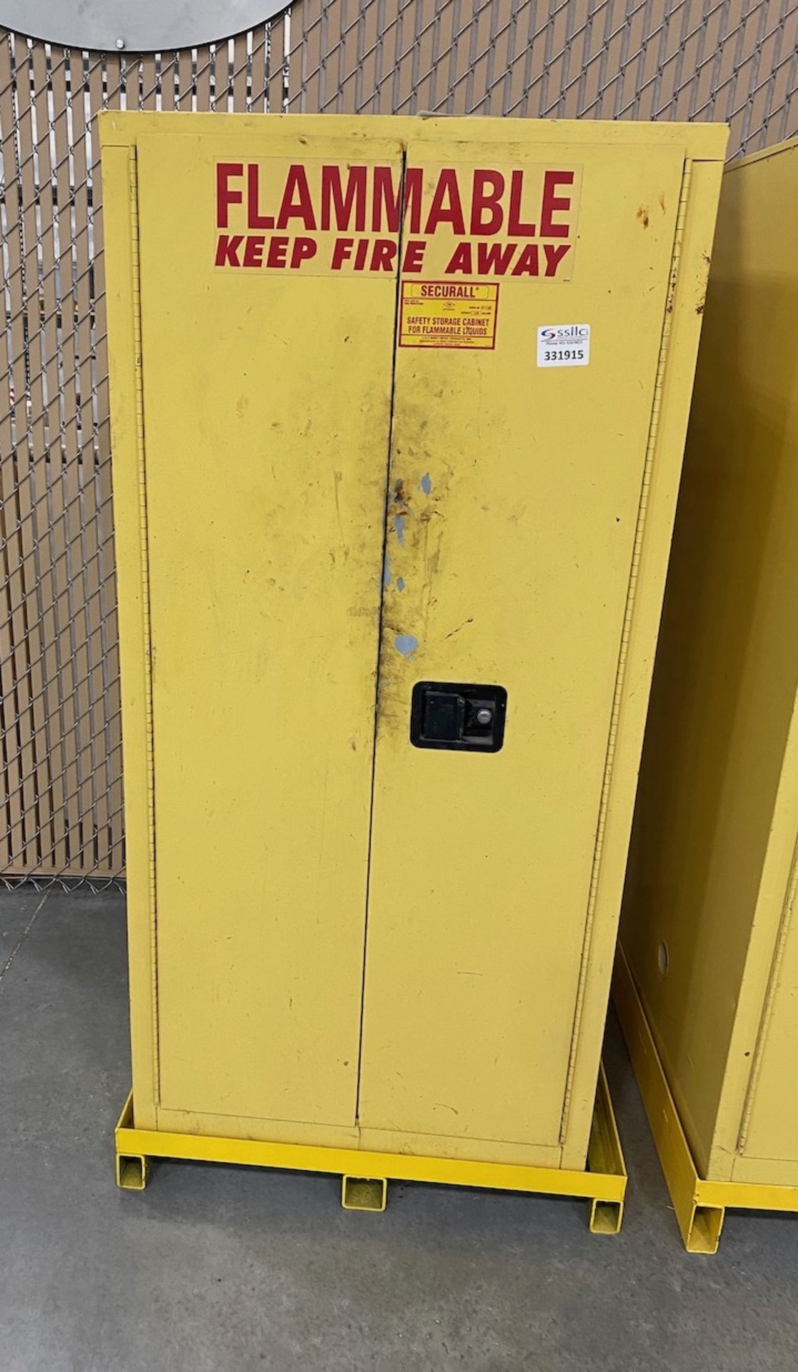 Yellow Safety Cabinet