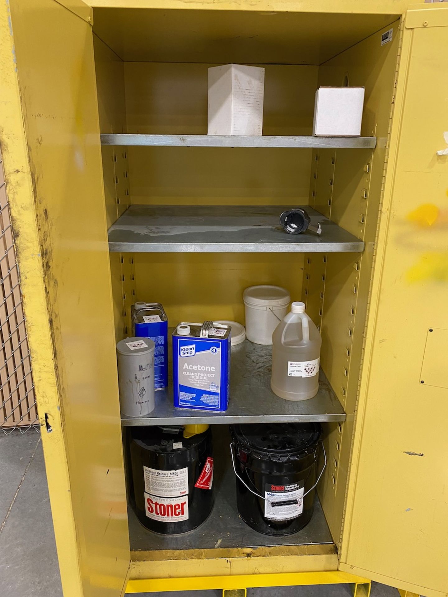 Yellow Safety Cabinet - Image 2 of 2