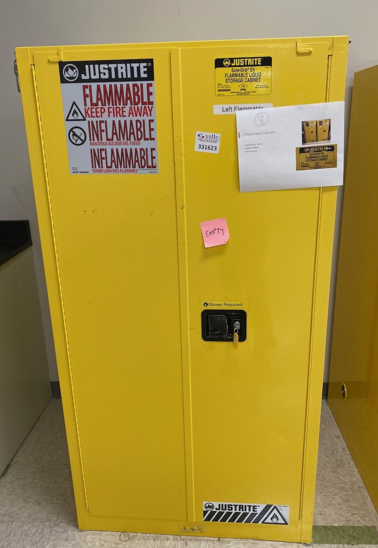 Justrite Flammable Storage Cabinet