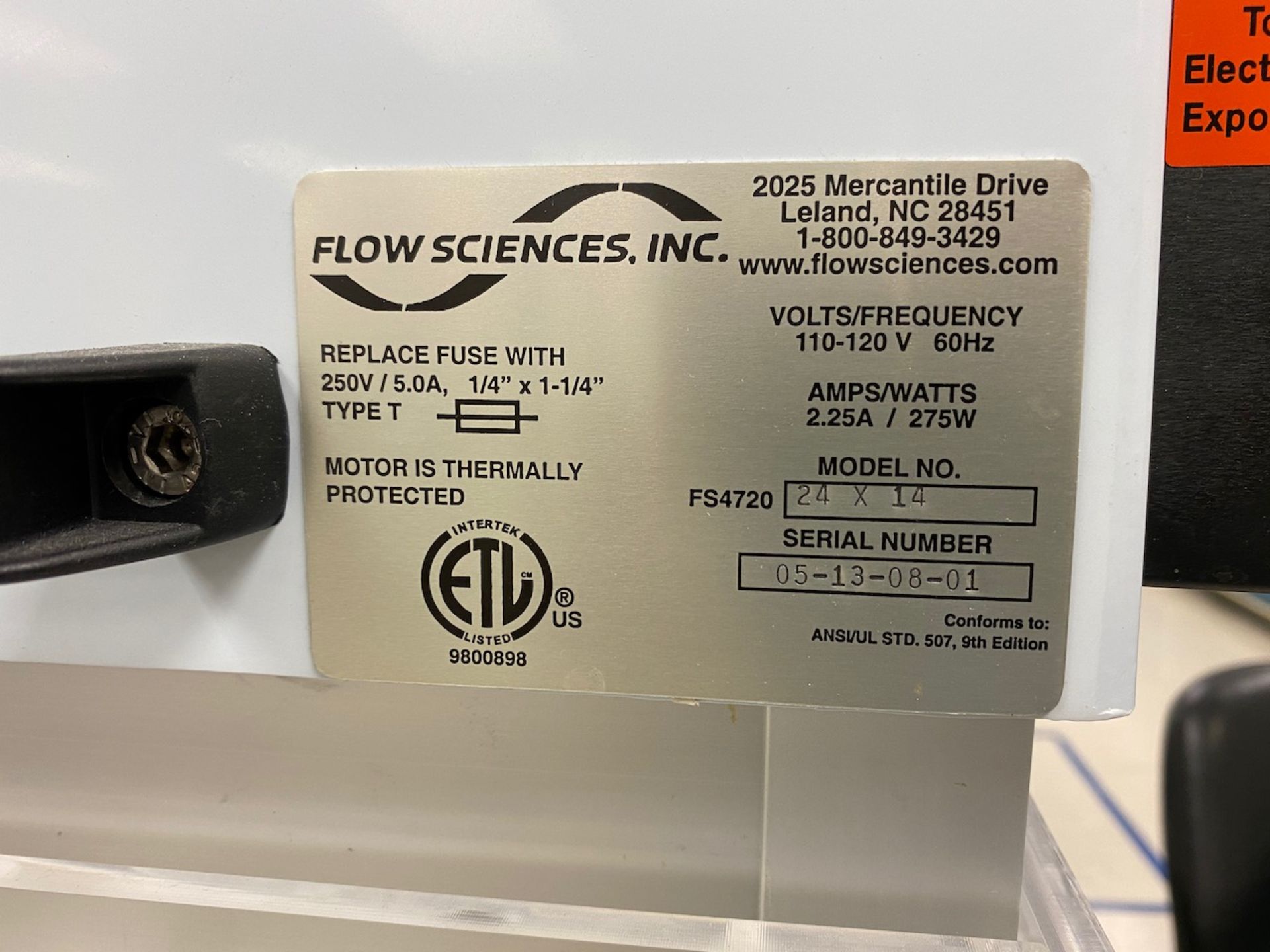 Flow Sciences Flow Hood - Image 4 of 4