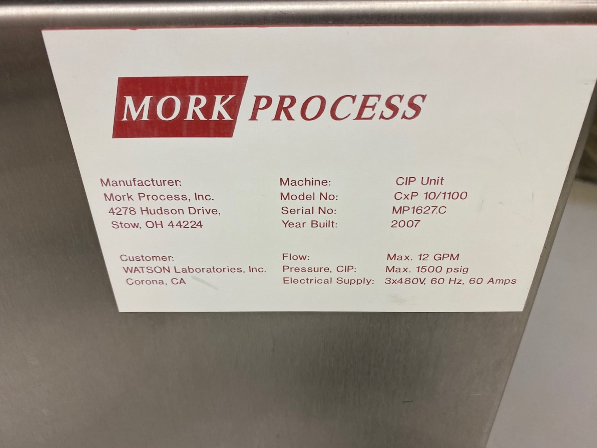 Mork Process CIP System - Image 2 of 3