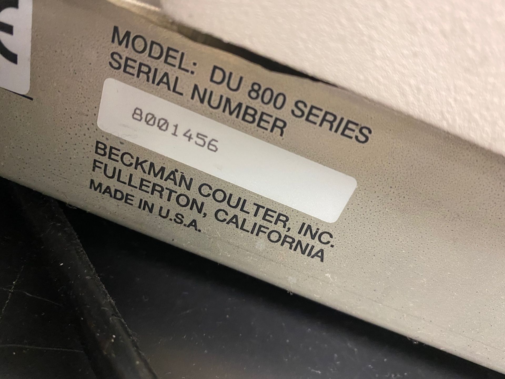 Beckman Coulter DU 800 Spectrophotometer - Image 3 of 4