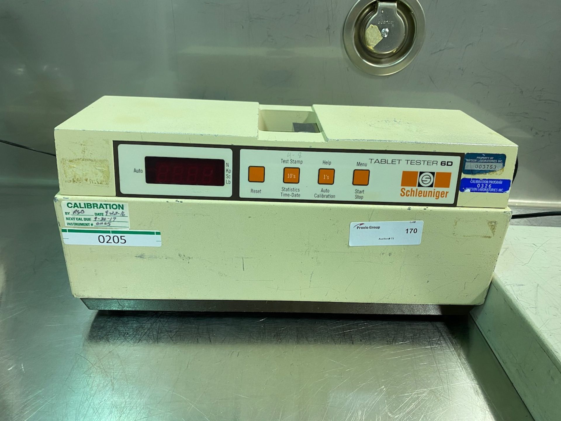 Schleuniger 6D Hardness Tester