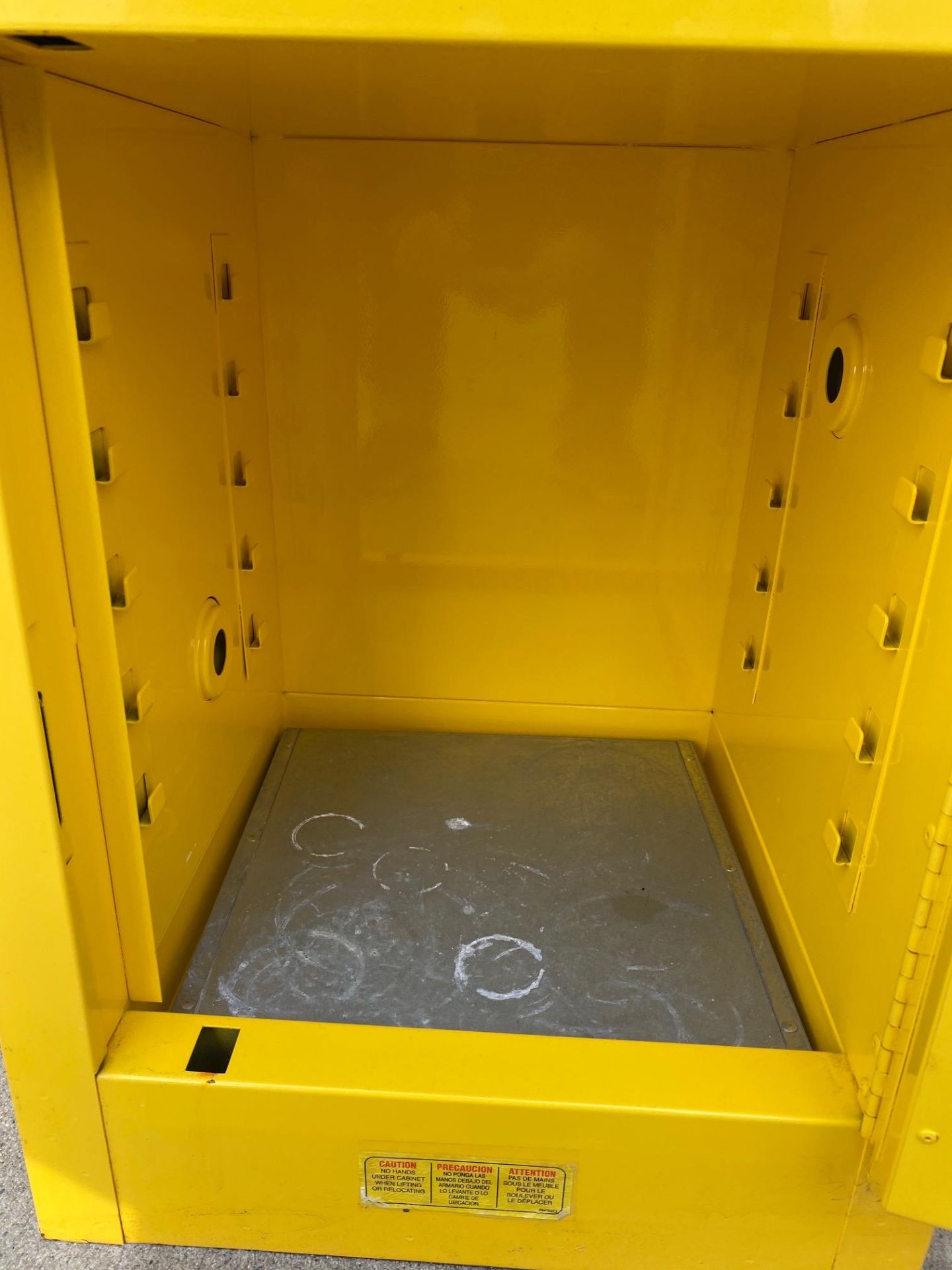 Yellow Flammable Cabinet - Image 2 of 2