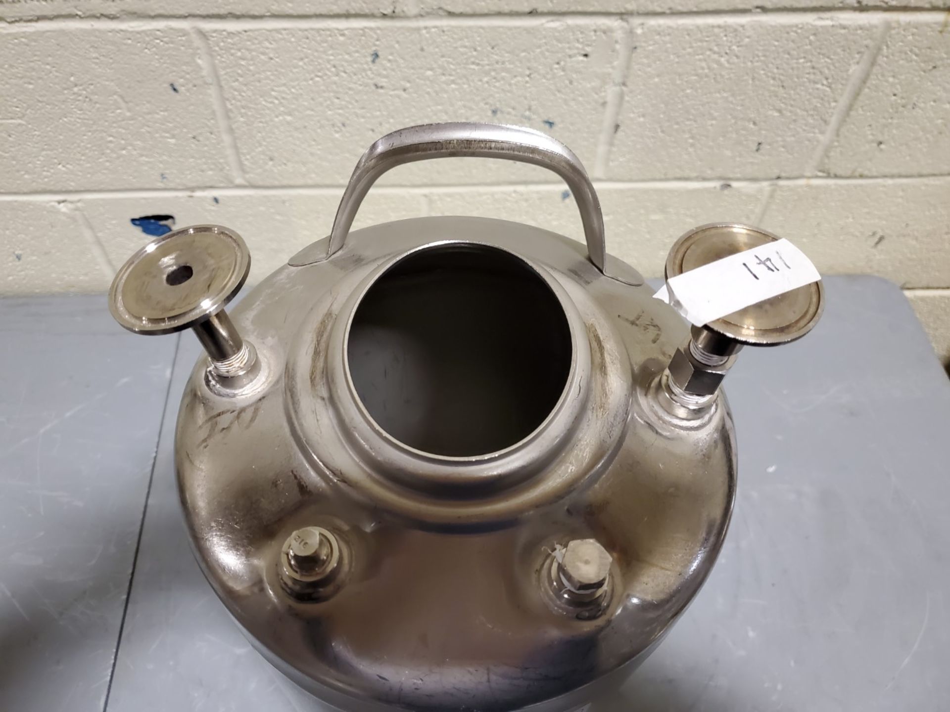 5 Gallon Alloy Products Pressure Vessel, 316 S/S - Image 3 of 4