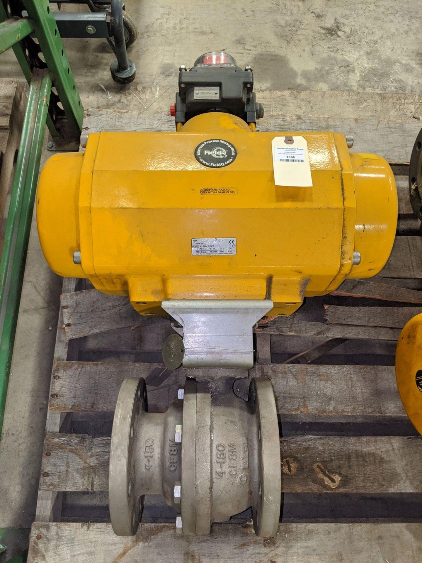 Habonim 4" Pneumatic Acuated Ball Valve