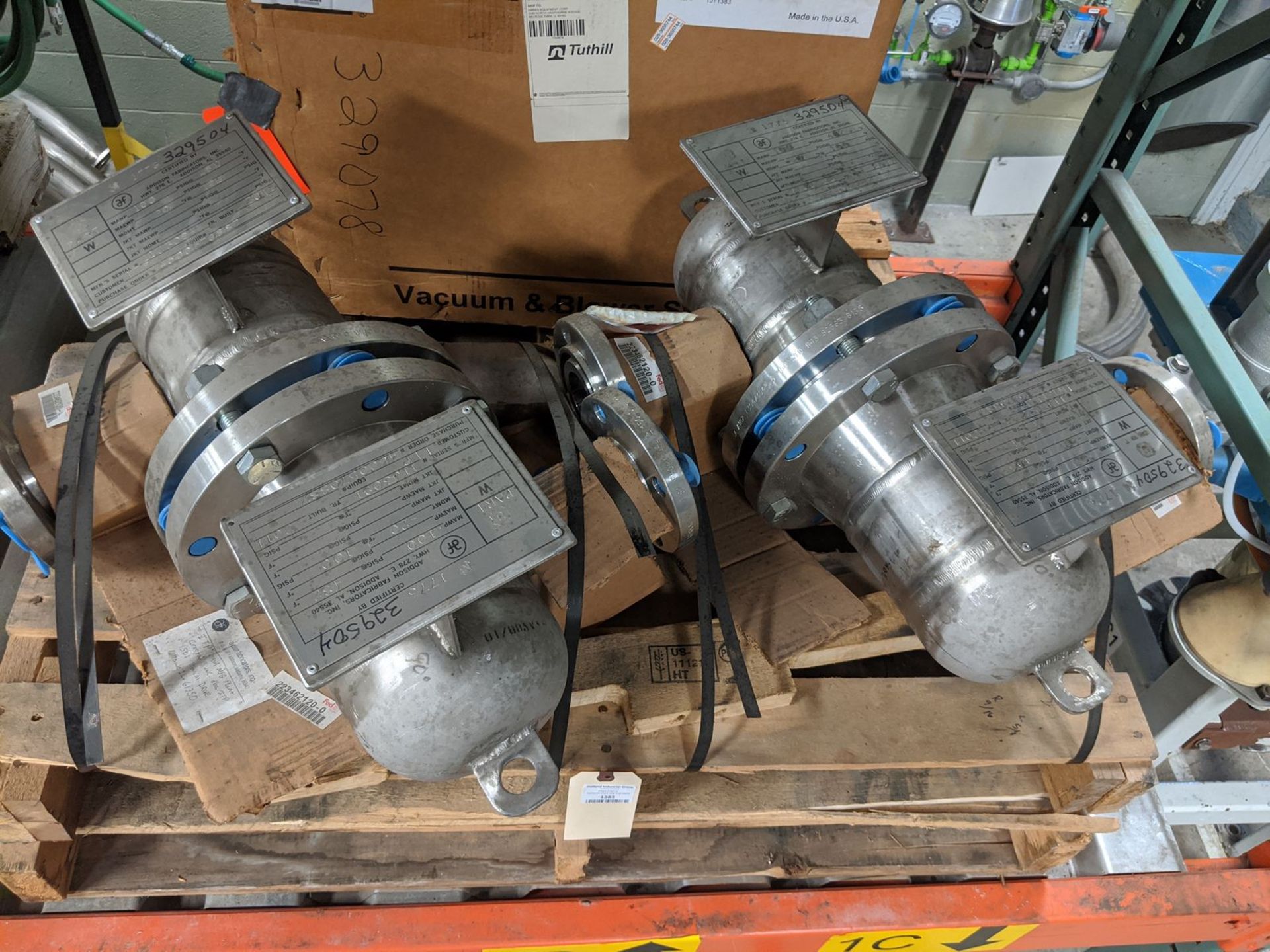 NEW Addison Fabricators 7" to 2" Flowverter Vessels