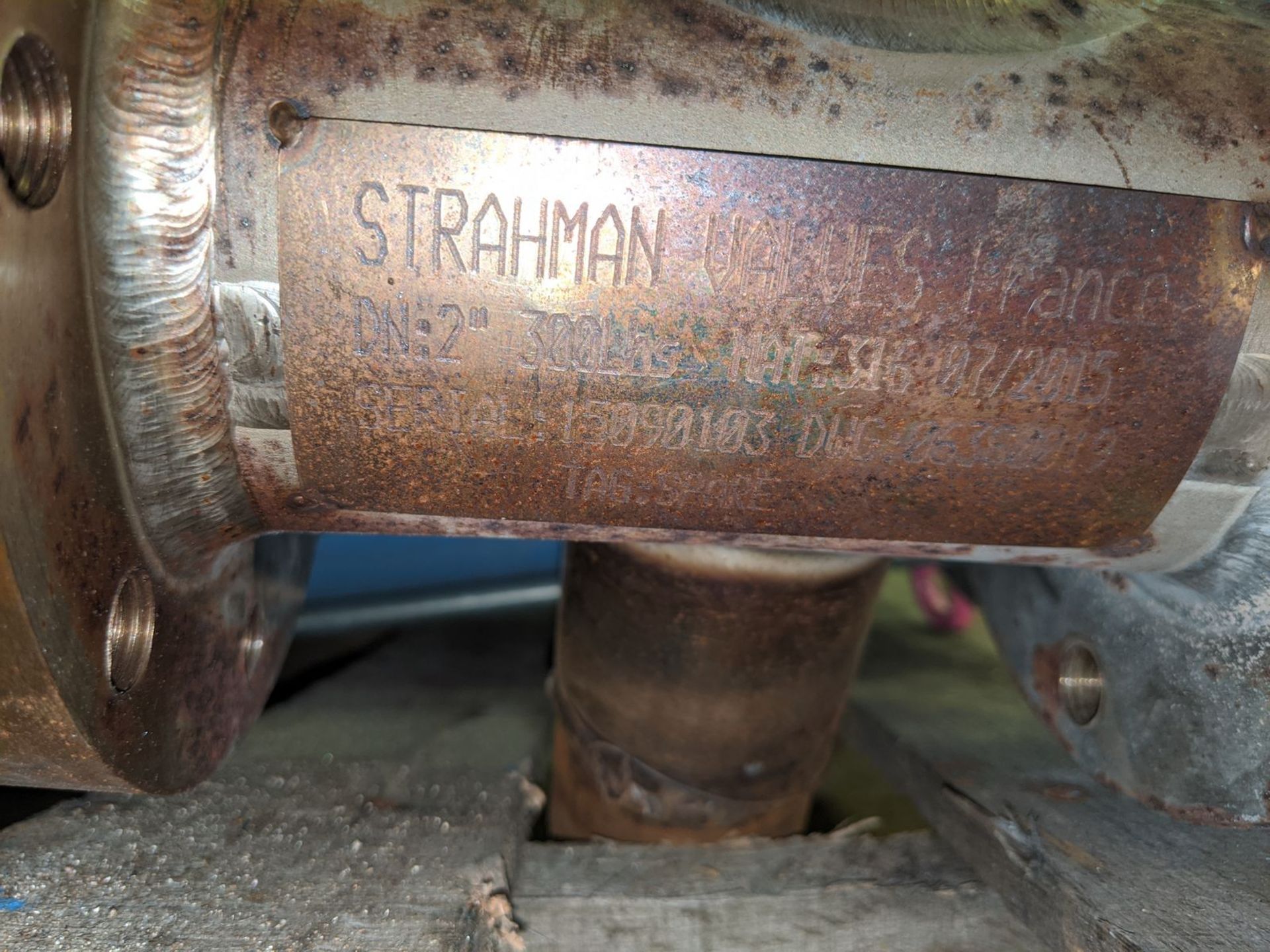 Strahman 2" 316 Pnuematic Actuated Sodium Valve - Image 3 of 3