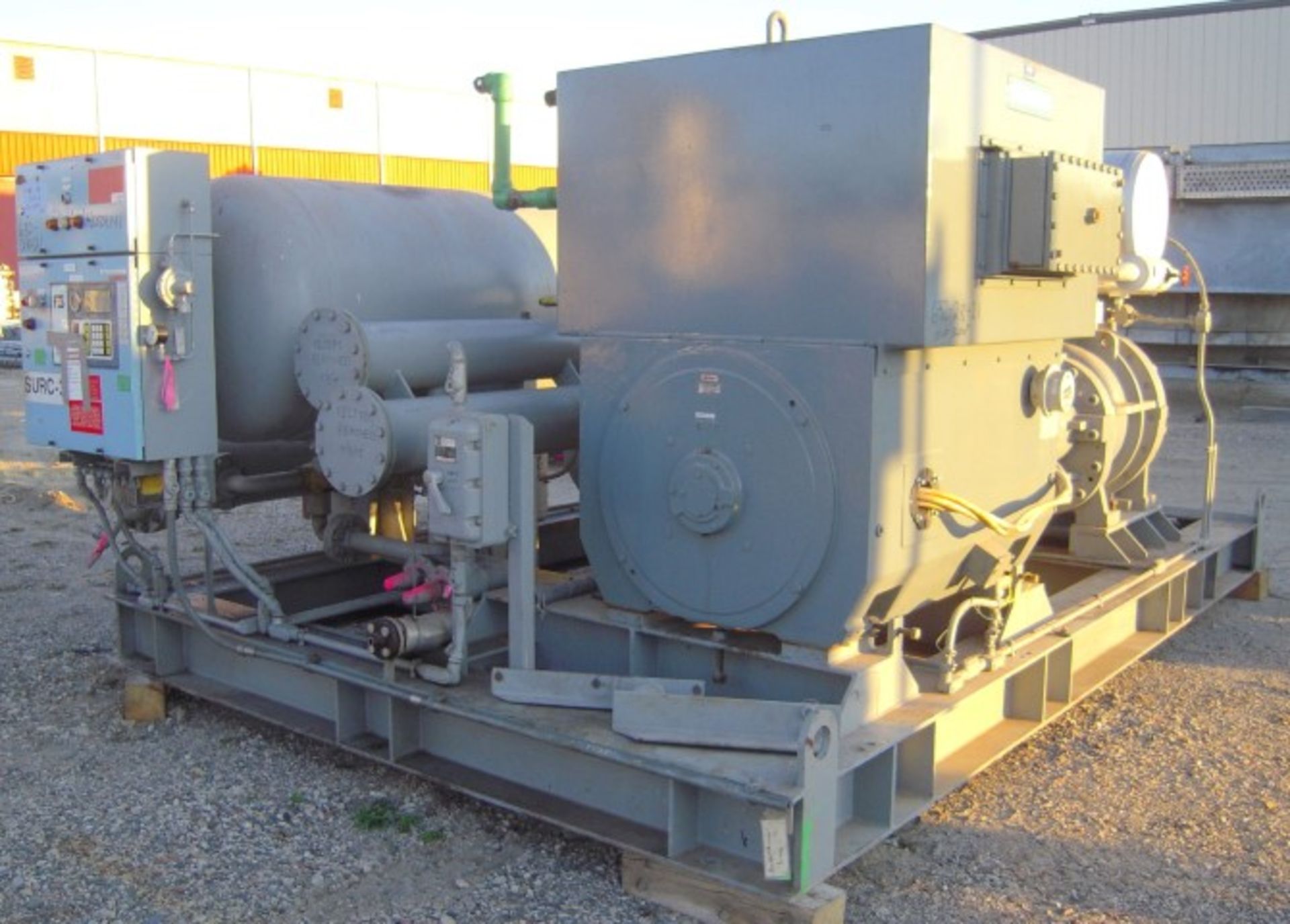 FES Chiller, Model 480E. Ammonia refrigerant screw compressor, 600 hp - Image 6 of 7